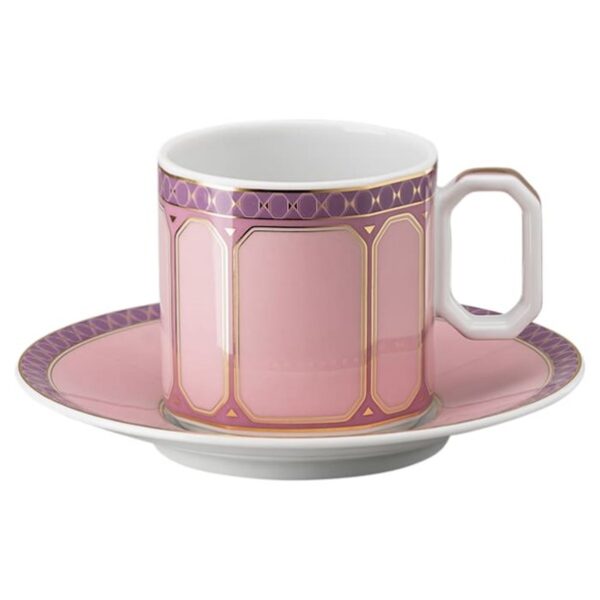 Swarovski_Signum_espresso_cup_with_saucer_porcelain_pink_5648491 | The Crystal Lodge