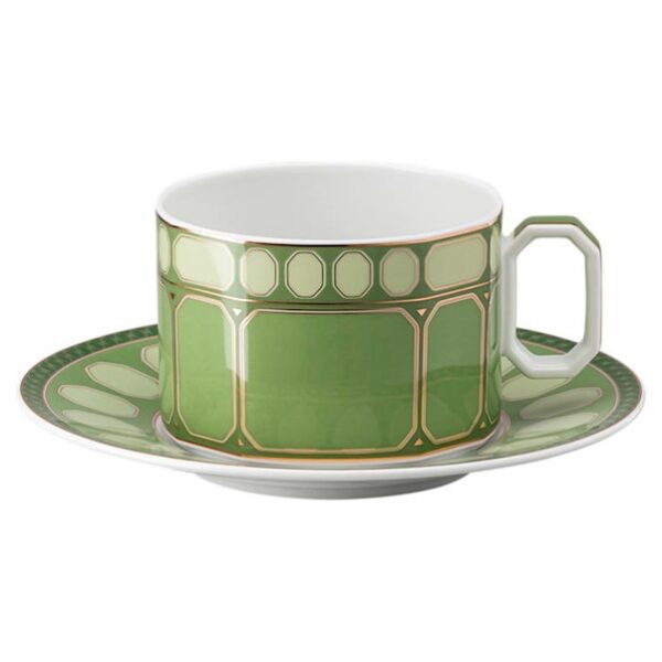 Swarovski_Signum_teacup_with_saucer_porcelain_green_5648532 | The Crystal Lodge