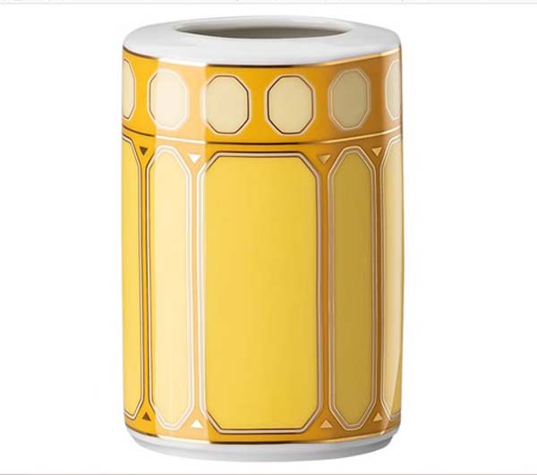 Swarovski_Signum_vase_porcelain_yellow_small_5679351 | The Crystal Lodge
