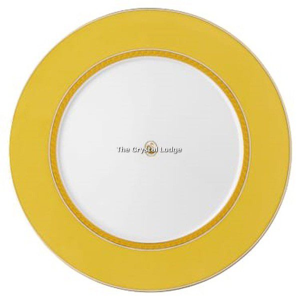 SwarovskI_Rosenthal_Signum_dinner_plate_yellow_5699988 | The Crystal Lodge