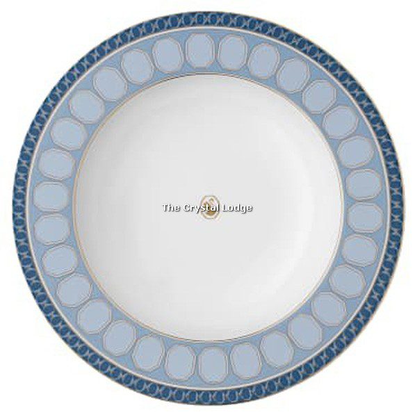 SwarovskI_Rosenthal_Signum_soup_plate_blue_5699989 | The Crystal Lodge