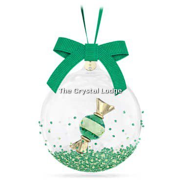 Swarovski_Holiday_cheers_dulcis_ball_ornament_green_5688312 | The Crystal Lodge