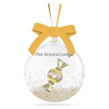Swarovski_Holiday_cheers_dulcis_ball_ornament_yellow_5688315 | The Crystal Lodge