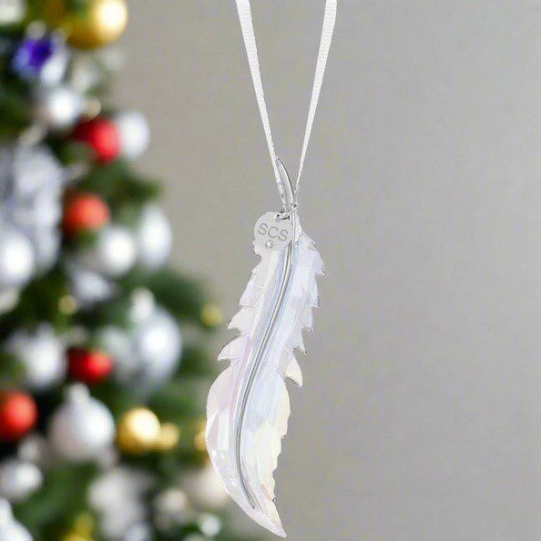 Swarovski_2024_annual_edition_feather_ornament_5685480 | The Crystal Lodge