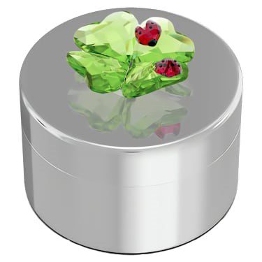 Swarovski_Idyllia_clover_and_ladybug_decorative_box_5692961 | The Crystal Lodge