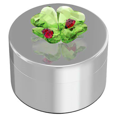 Swarovski_Idyllia_clover_and_ladybug_decorative_box_5692961 | The Crystal Lodge