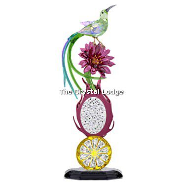 Swarovski_Idyllia_sugarbird_and_dragon_fruit_totem_5677289 | The Crystal Lodge