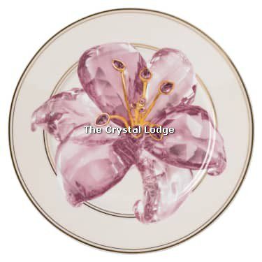Swarovski_Rosenthal_Idyllia_bread_plate_lily_purple_5735564 | The Crystal Lodge