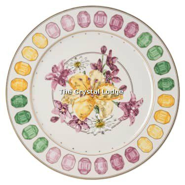 Swarovski_Rosenthal_Idyllia_service_plate_bouquet_5735539 | The Crystal Lodge