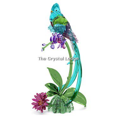 Swarovski_Idyllia_Quetzal_and_orchid_5682123 | The Crystal Lodge