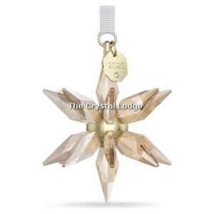 Swarovski_3D_ornament_2025_gold_5701505 | The Crystal Lodge