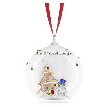 Swarovski_holiday_cheers_tree_and_snowman_ball_ornament_5701509 | The Crystal Lodge