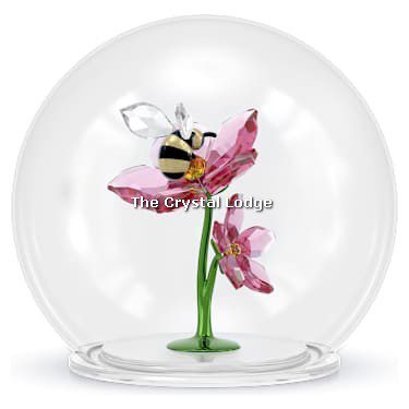 Swarovski_Idyllia_glass_ball_bee_flowers_5721549 | The Crystal Lodge