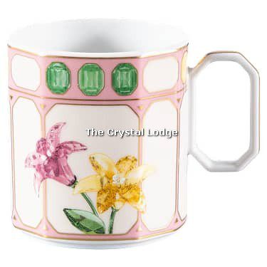 Swarovski_Idyllia_coffee_cup_saucer_flower_multi_5746192 | The Crystal Lodge