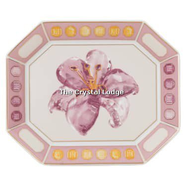 Swarovski_Rosenthal_Idyllia_tray_flower_small_pink_5746210 | The Crystal Lodge