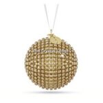 Swarovski_Holiday_Magic_Classics_mesh_ball_ornament_gold_5760467 | The Crystal Lodge