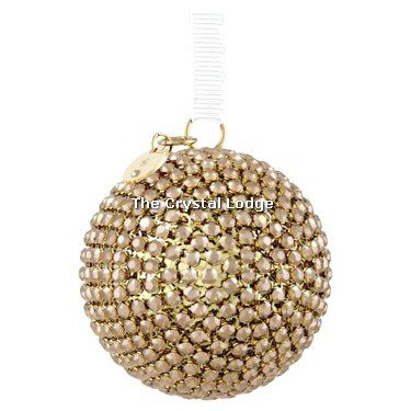 Swarovski_Holiday_Magic_Classics_mesh_ball_ornament_gold_5760467 | The Crystal Lodge