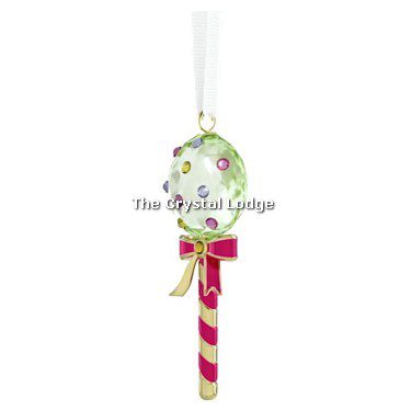 Swarovski_Holiday_cheers_Dulcis_lollipop_ornament_green_5742104 | The Crystal Lodge