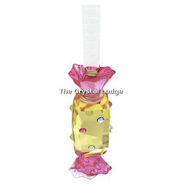Swarovski_Holiday_cheers_candy_ornament_yellow_5742102 | The Crystal Lodge
