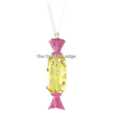 Swarovski_Holiday_cheers_candy_ornament_yellow_5742102 | The Crystal Lodge
