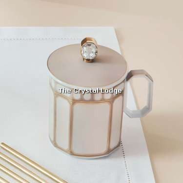 Swarovski_SCS_Rosenthal_Signum_mug_with_lid_beige_57502455 | The Crystal Lodge